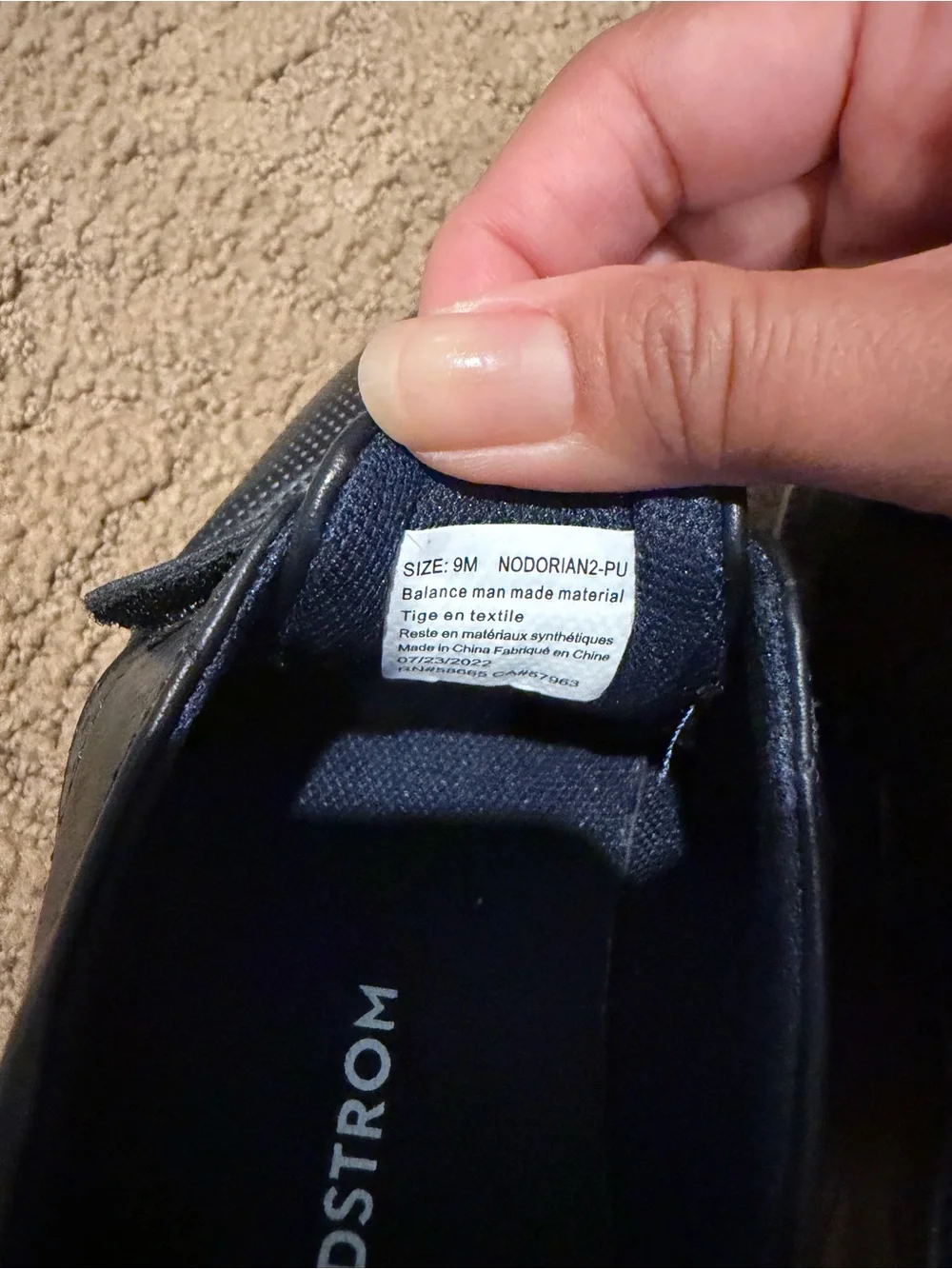 Nordstrom classic black